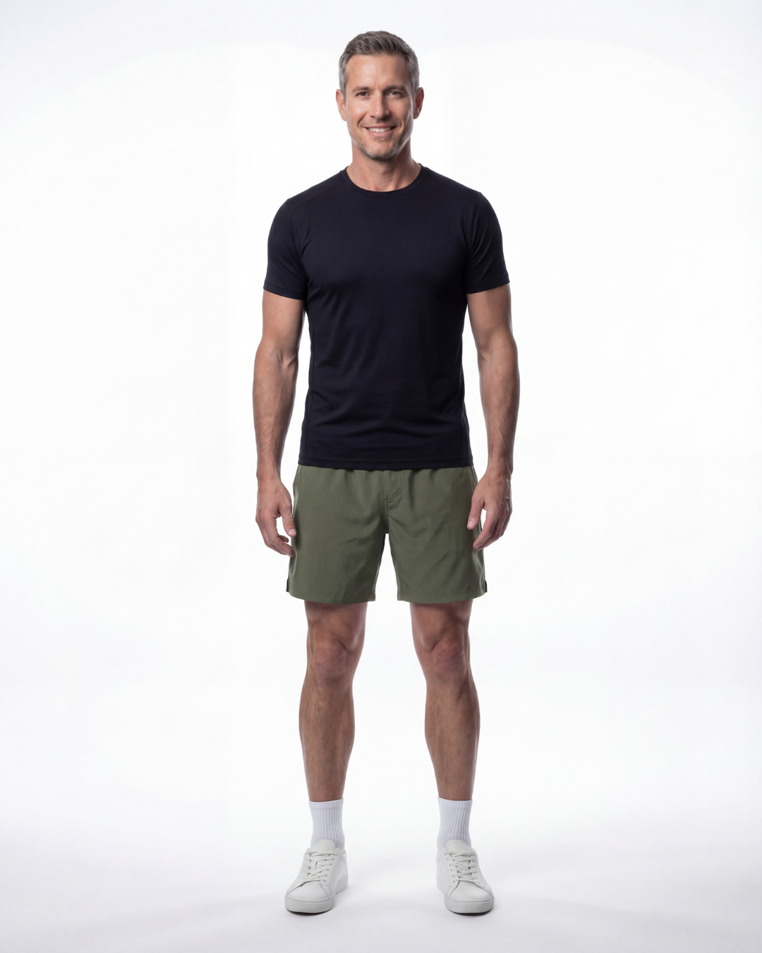 The Court Short - Olive Green