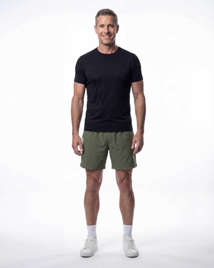 The Court Short - Olive Green