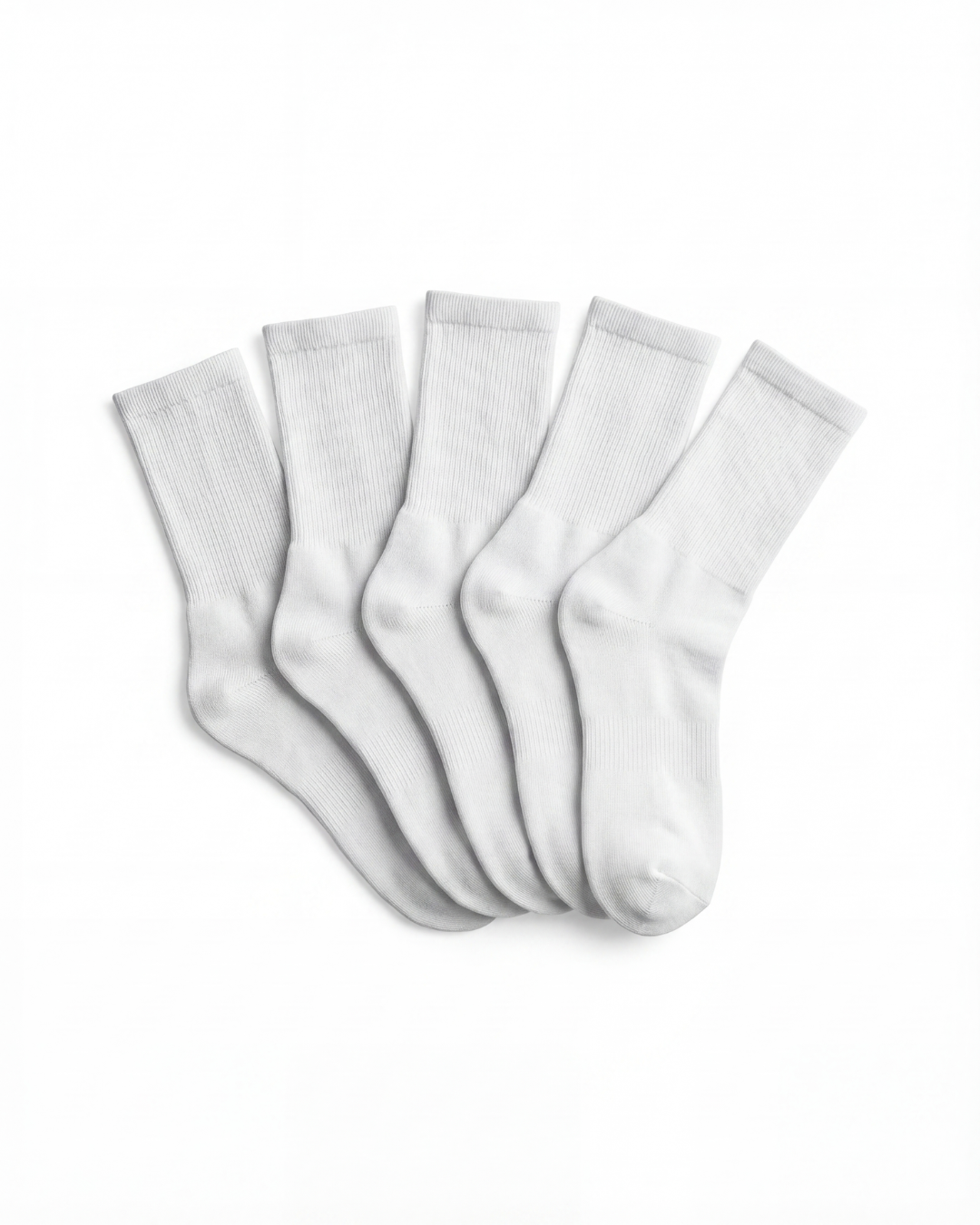 The Court Socks - 5 Pack - White