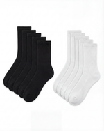 10 Pack - White and Black