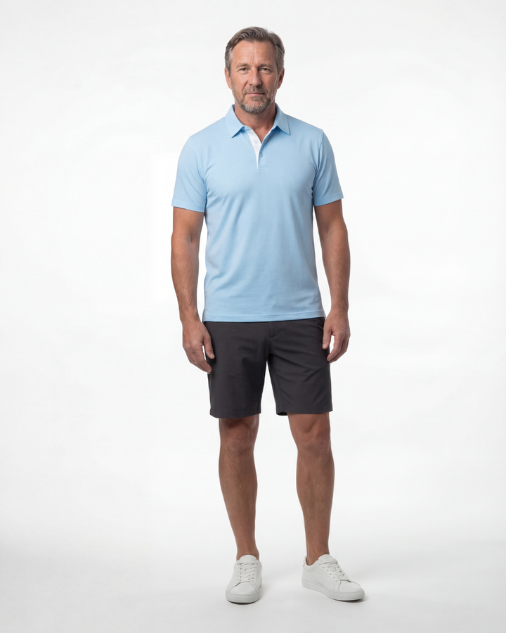 The Court Polo - Light Blue
