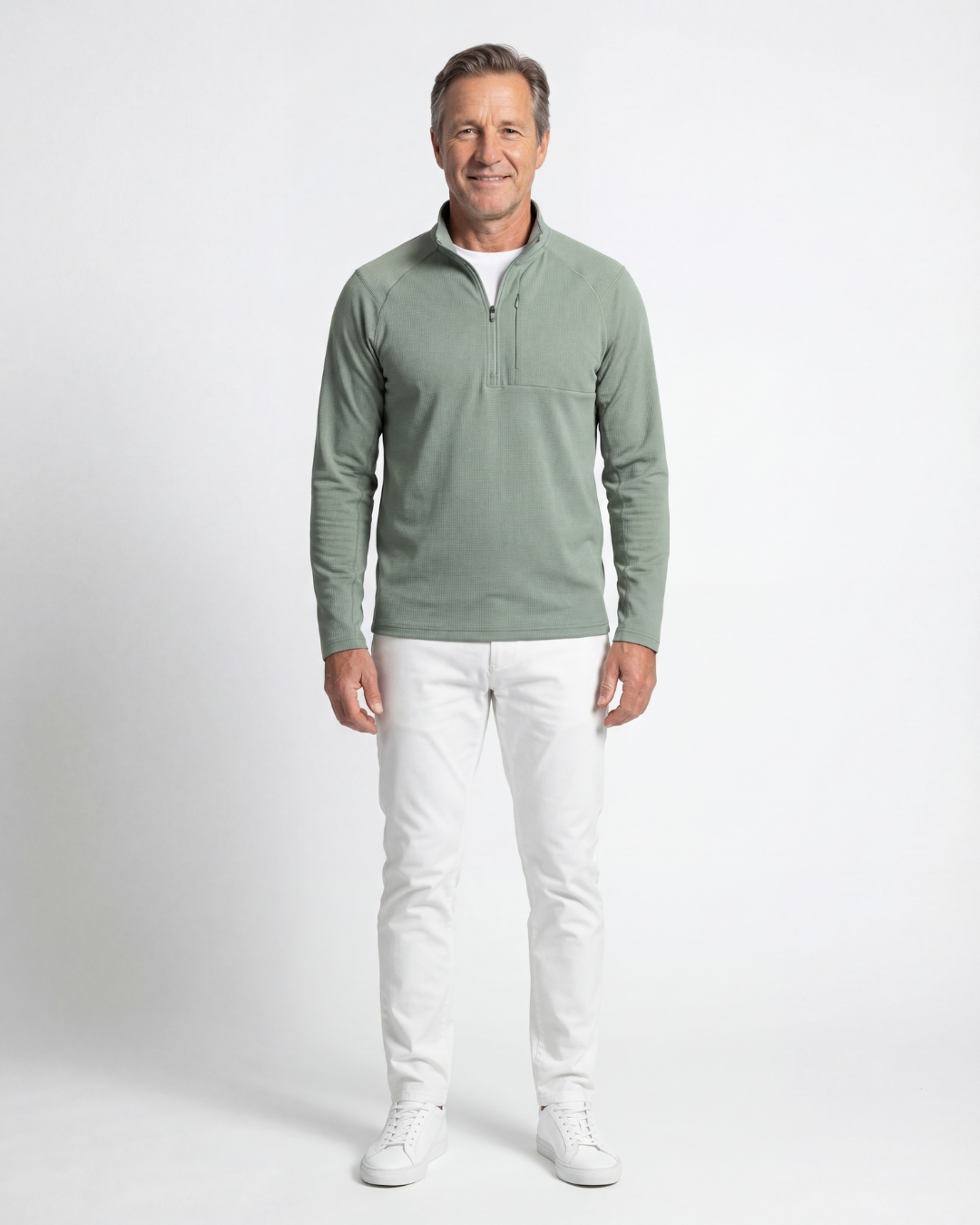 The Court Pullover - Sage Green