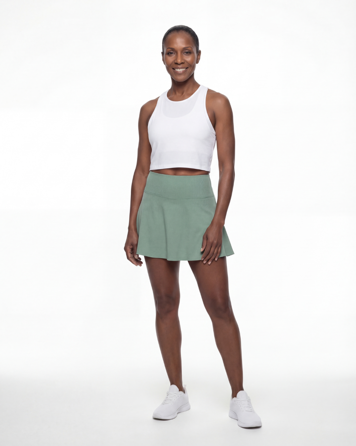 The Court Skort - Sage Green