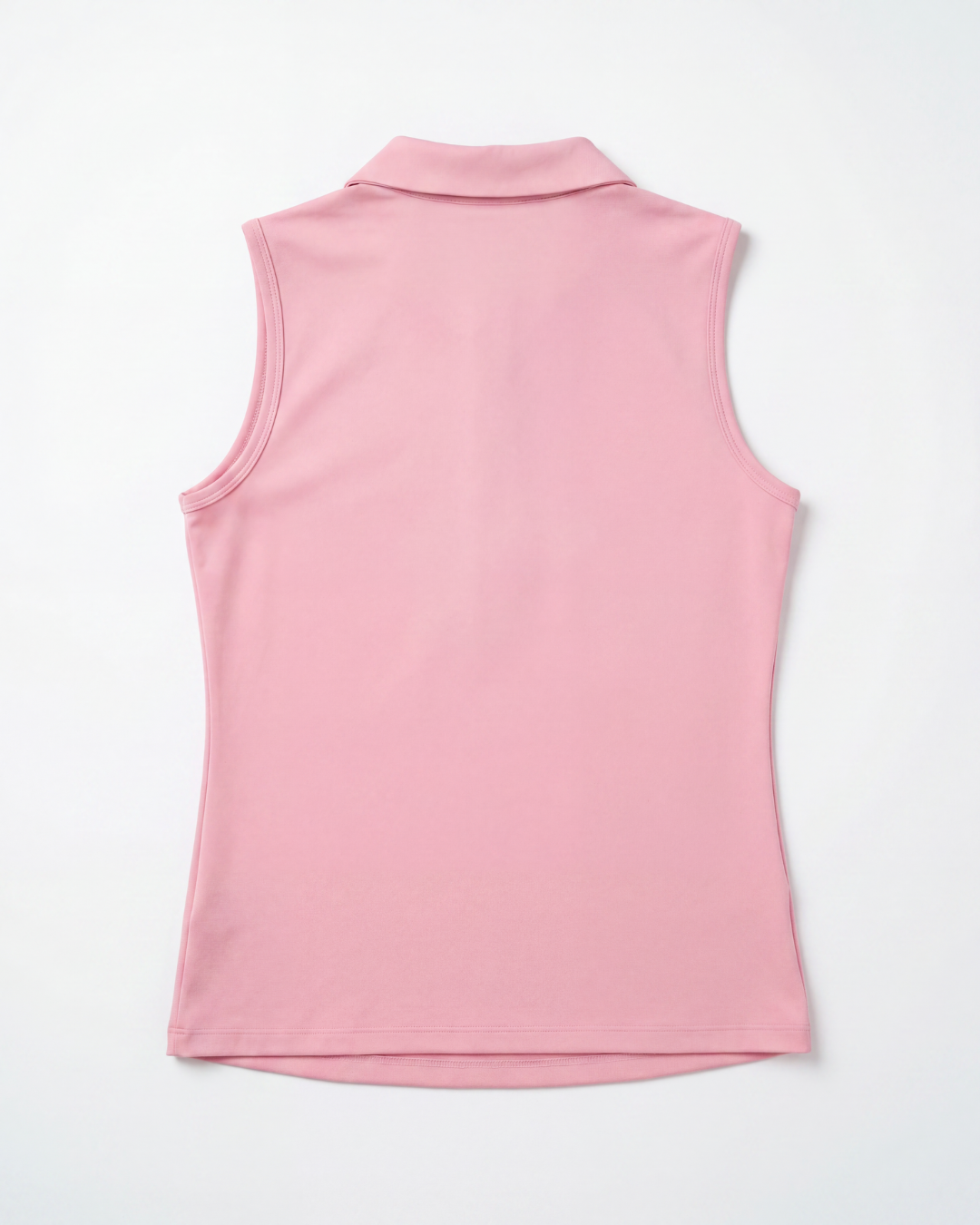 Sleeveless Polo - Light Pink