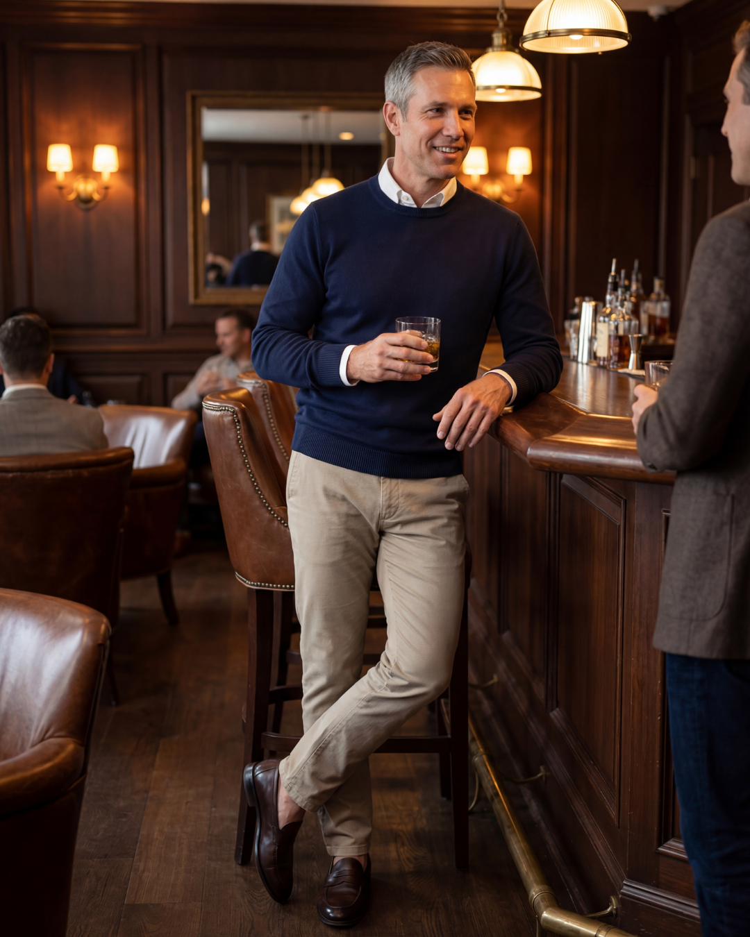 The Club Knit - Navy