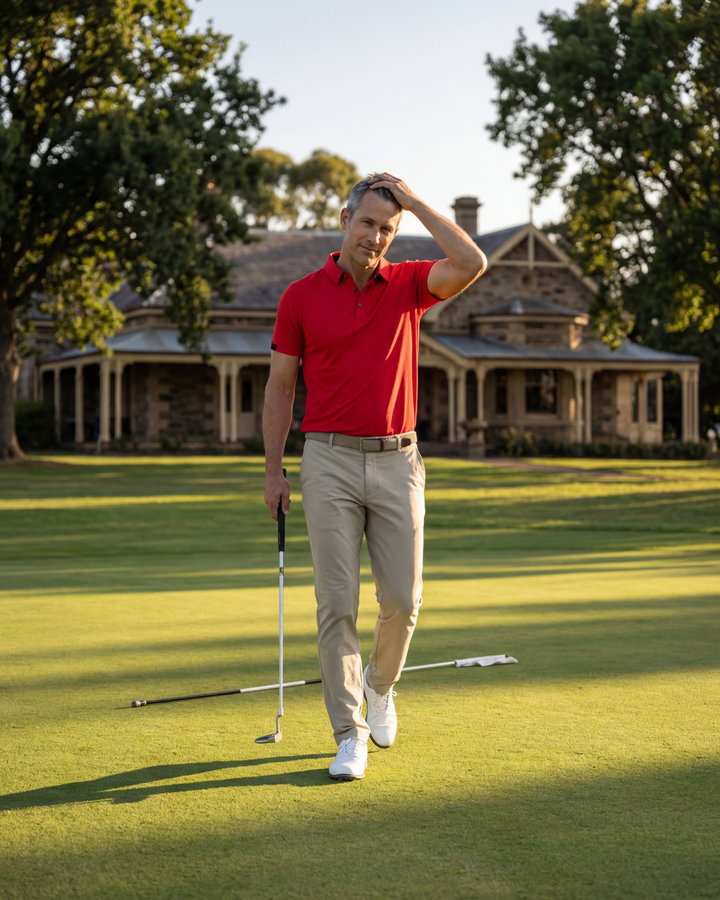 The Match Polo - Red