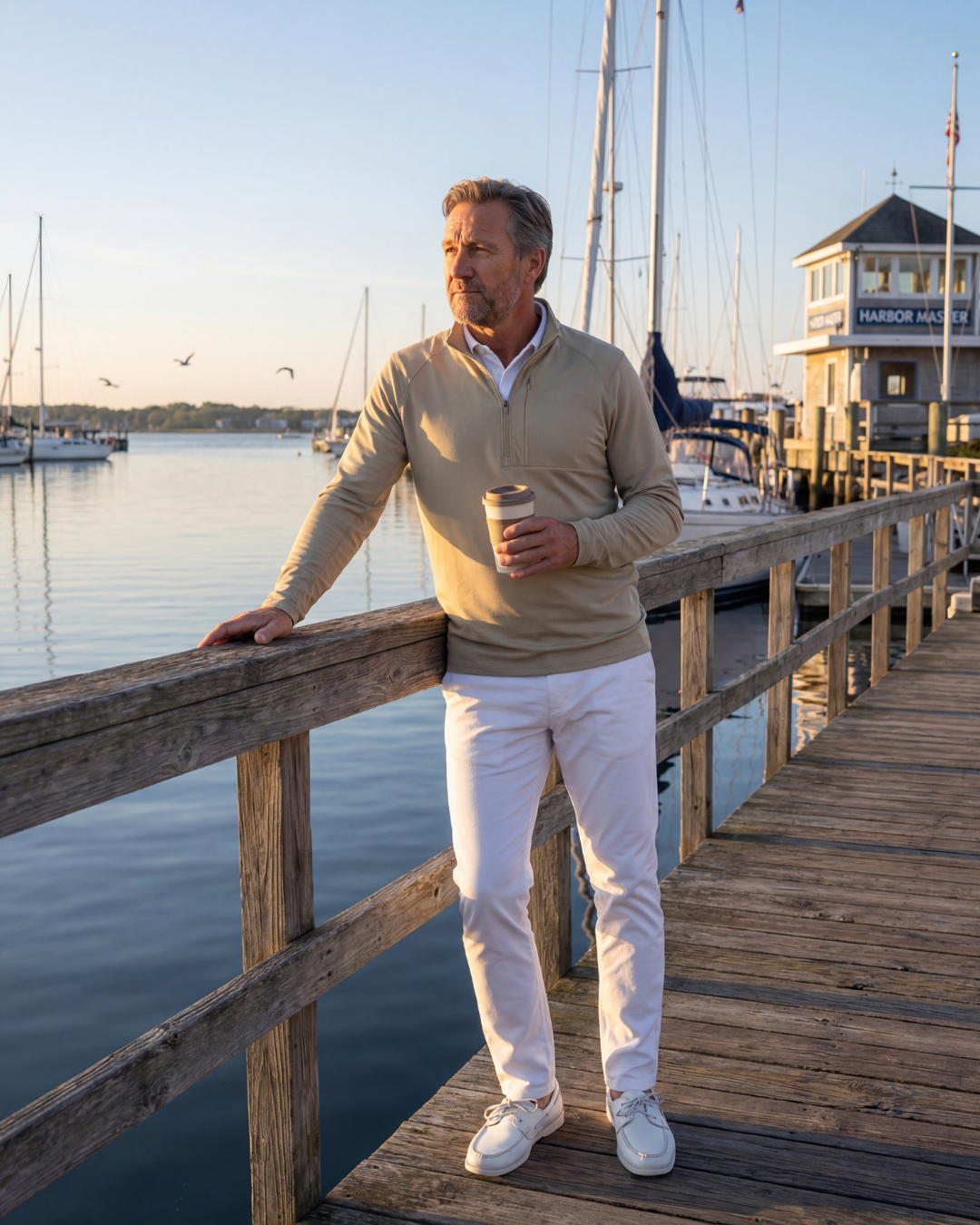 The Court Pullover - Beige