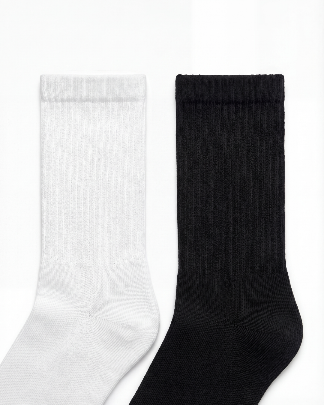 The Court Socks - 10 Pack - White and Black