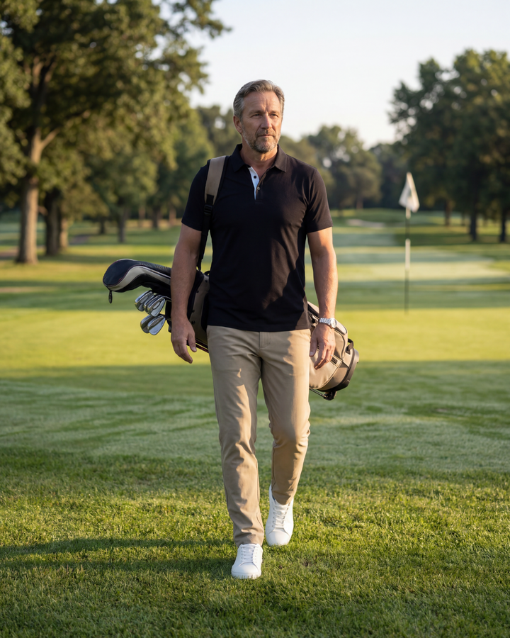 The Court Polo - Black